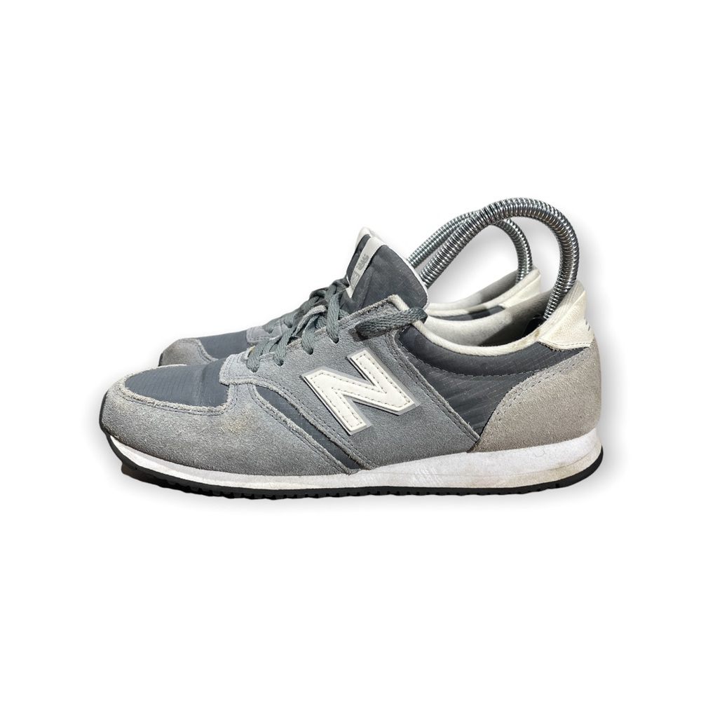 New Balance Classics Mens  Sz 8 Gray Suede Lifestyle Sneakers Shoes NM345MNG